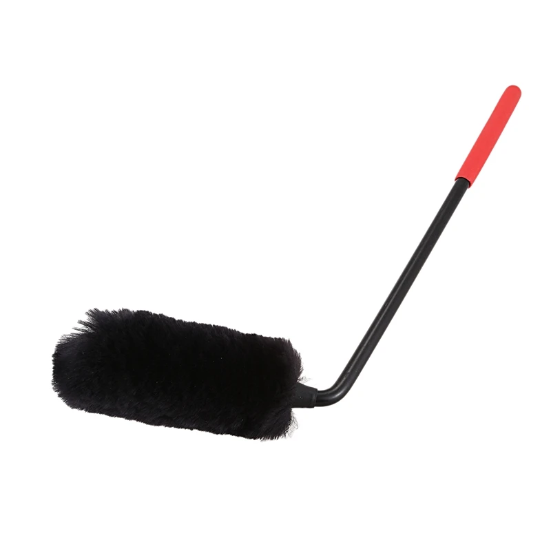 4Pcs Wool Wheel Brush Cleaning Brush Car Cleaning Small Tweezers Antistatic Wool Bar Mop