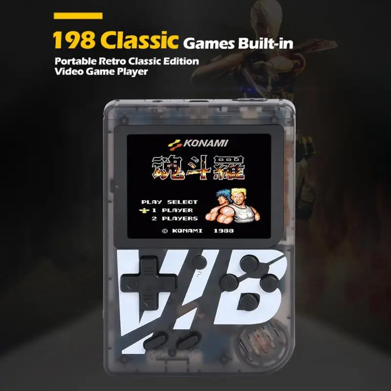 Встроенная 169 игр Q5 VIB Ретро игровая видео приставка для портативных игровых плееров встроенный аккумулятор 600 мАч для 6 часов