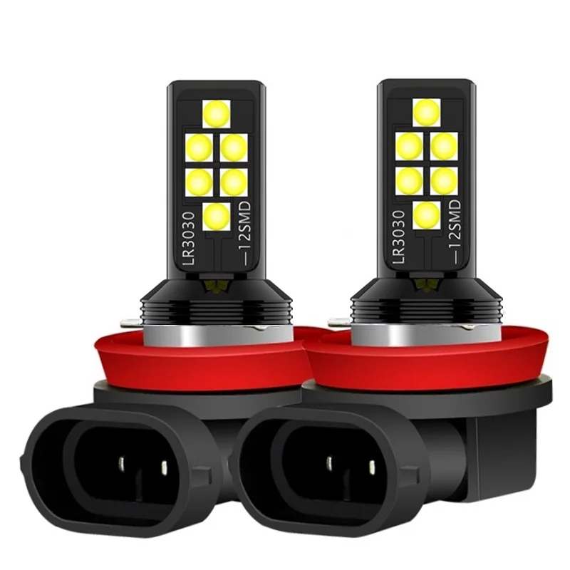 2 шт. H1 H3 H7 H8 H9 H11 9006 HB4 881 H27W Cree чипы светодиодные противотуманные фары 6000 K белые для