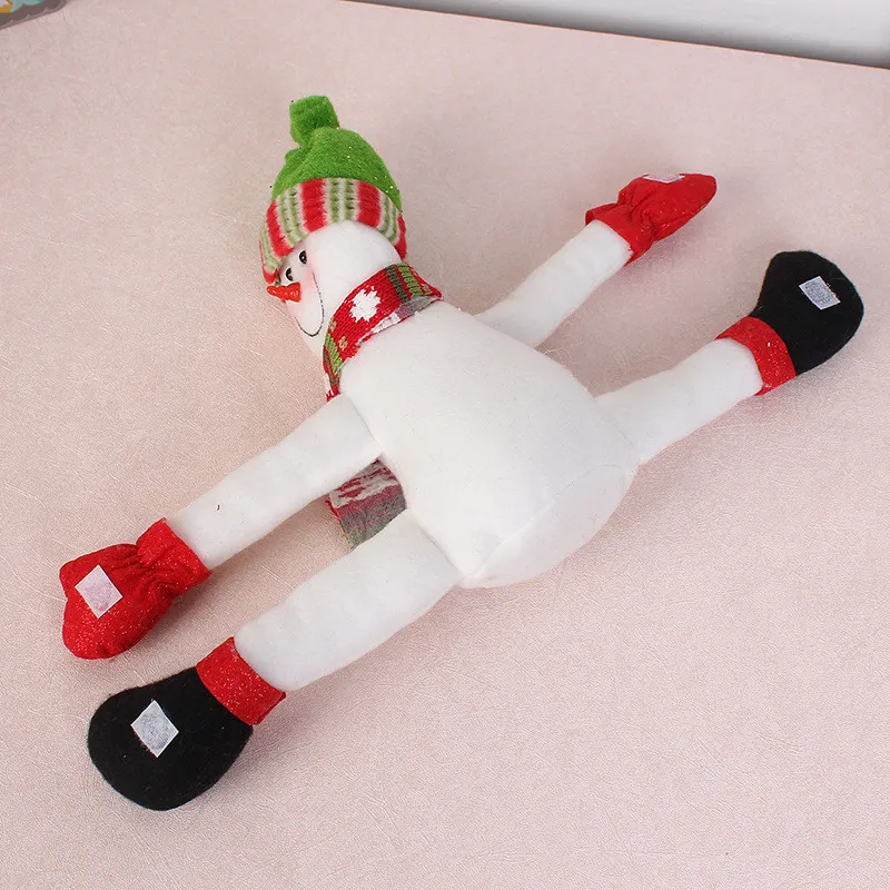 1 Pc New Year Bottle Set Cover Santa Snowman Doll Wine Bottle Cap Restaurant Festival Party Decor Christmas Decorations For Home