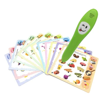 

Smart logic Pen Right-OR-Wrong Electronic Reading Pen with Learning book,12pcs Study Cards parent-child Educational Logical Toys
