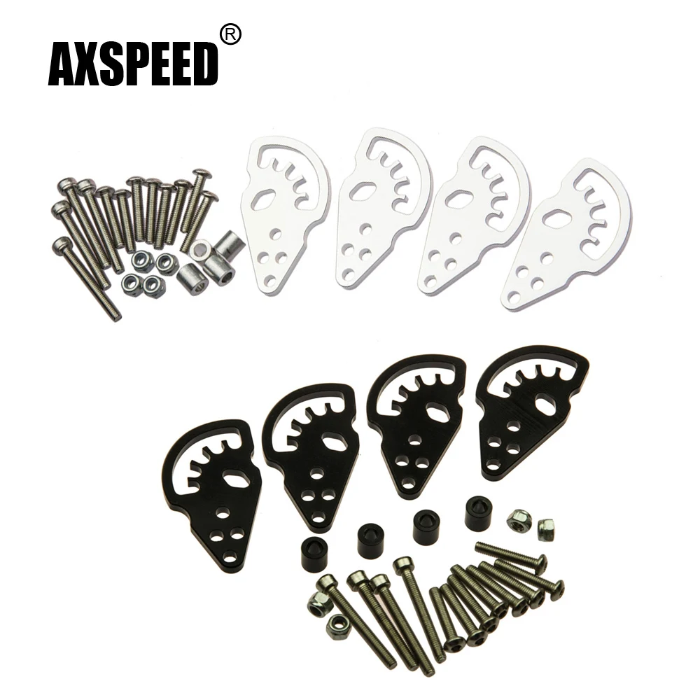 AXSPEED Aluminum Quick Adjusting Lift Shock Towers Mounts Kit for Axial