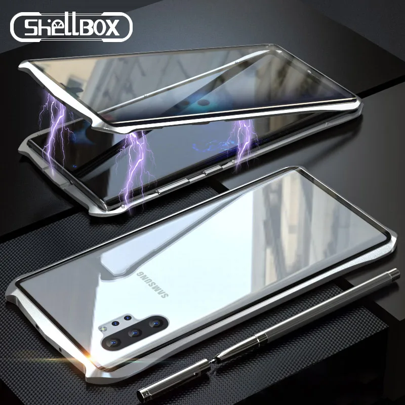 Luxury 360 Full Body Protection Case For Samsung Galaxy Note 10 10+ Magnetic Cover Shockproof double-sided Glass |