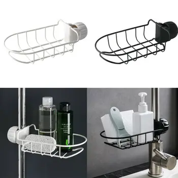 

Hpt Household Faucet Clip Drain Rack Kitchen Sink Rag Bath Holder Soap Iron Storage Rack