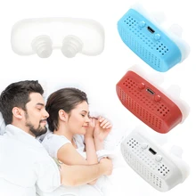 1pcs Electric Anti-snoring Nose Clip Sleep Tray Sleeping Aid Apnea Guard Night Device Variable speed Silicone Anti Snore Device