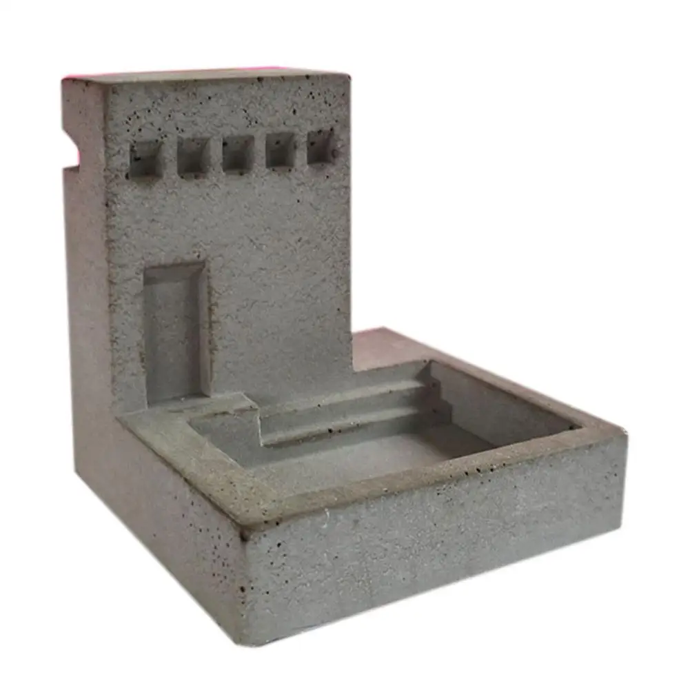 Ceny Mały domek schody w kształcie sukulenta betonowe garnki cementowe formy silikonowe glina formy schody typ wazon na kwiaty Mold Craft