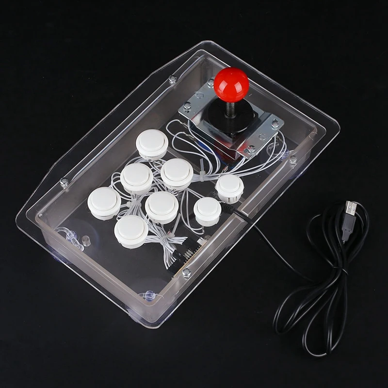Прозрачный акриловый джойстик игровой ПК USB контроллер