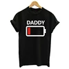 Family Matching Clothes Outfit Funny Battery Clothes Dad Mom Brother Sister T-shirt Family Look Daddy Mommy Me Baby Boy Girl Tee 3