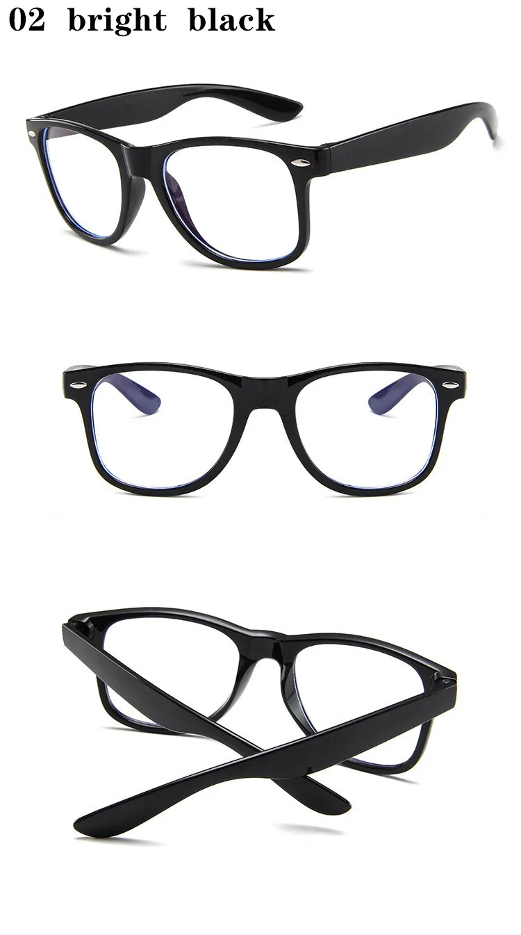 Metal Round Frame Print Glasses Women Computer radiation protection Eyewear Metal Unisex Anti Blue Light Glasses Men Optical