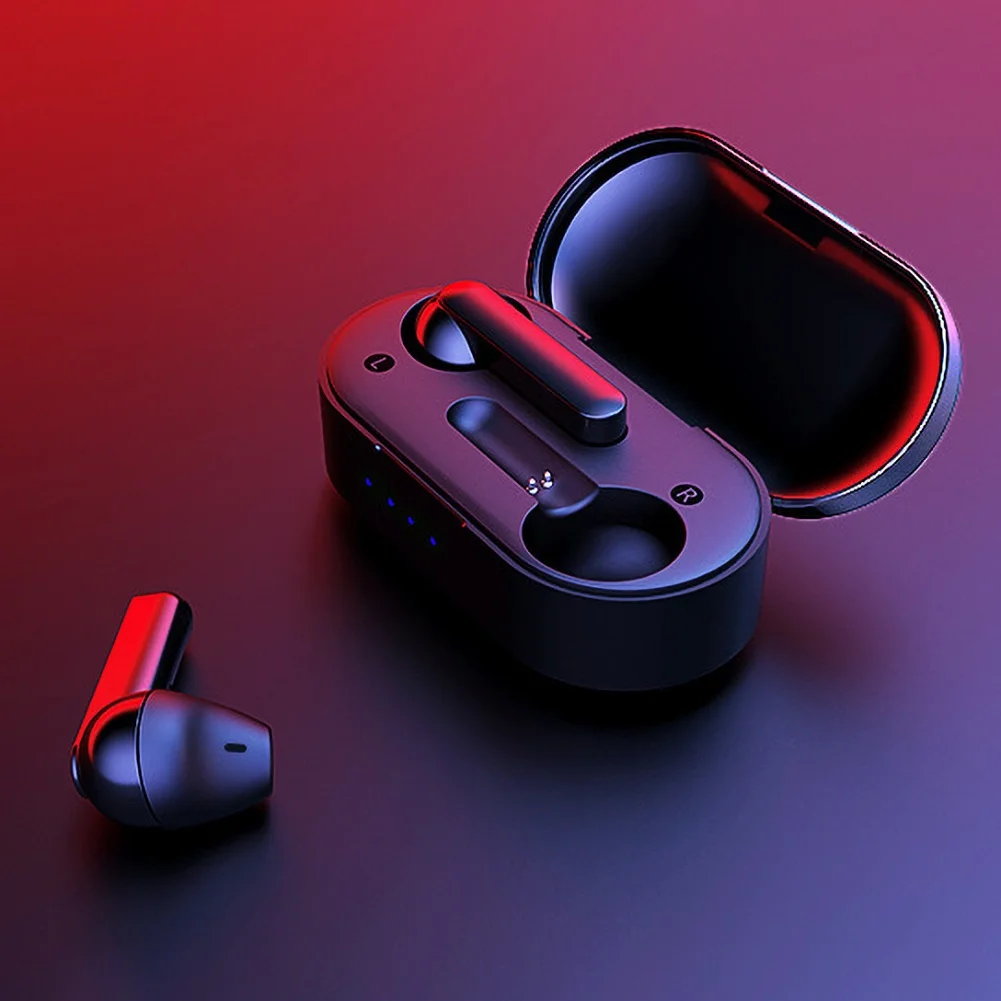 Wireless Earphones Bluetooth V5 0 TWS Wireless Bluetooth Headphones LED Display With Power Case Headsets With Microphone