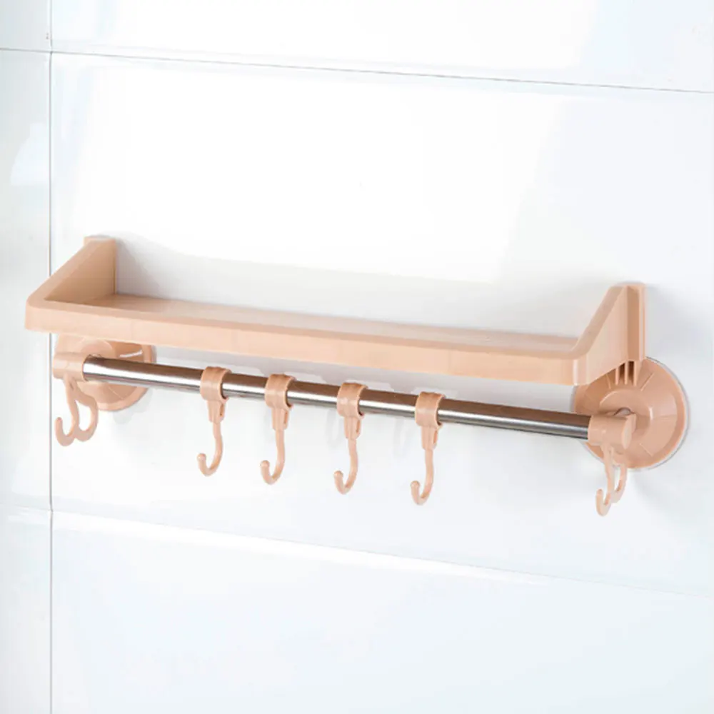 Wall Shelf 4 Color Home Bathroom Furniture Storage Rack Practical Plastic Household Gadget Convenient Durable Holder