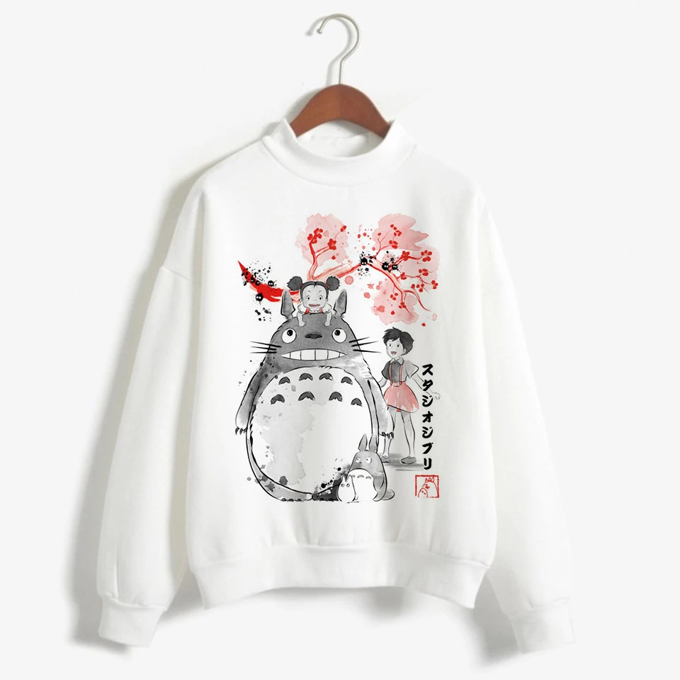 Женская толстовка в стиле Харадзюку Totoro Studio Ghibli милая забавная с мультяшным