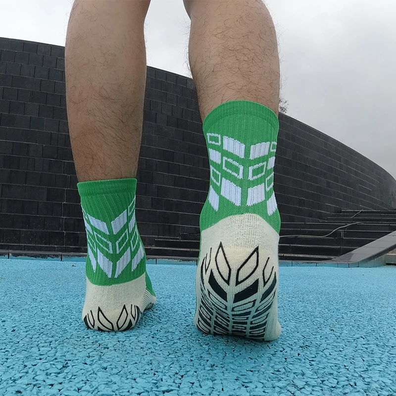 Men Socks Sport Anti-Slip Cycling Socks High Quality Breathable Thickened Towel Bottom Soccer Football calcetines
