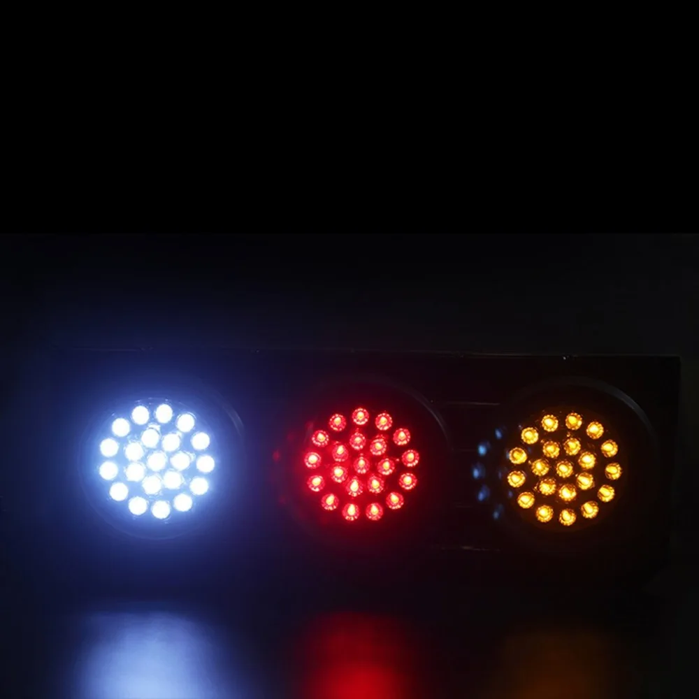 1 пара 63LED лампы пластиковая рамка Задний стоп-светильник тормозной светильник s для грузовика прицепа