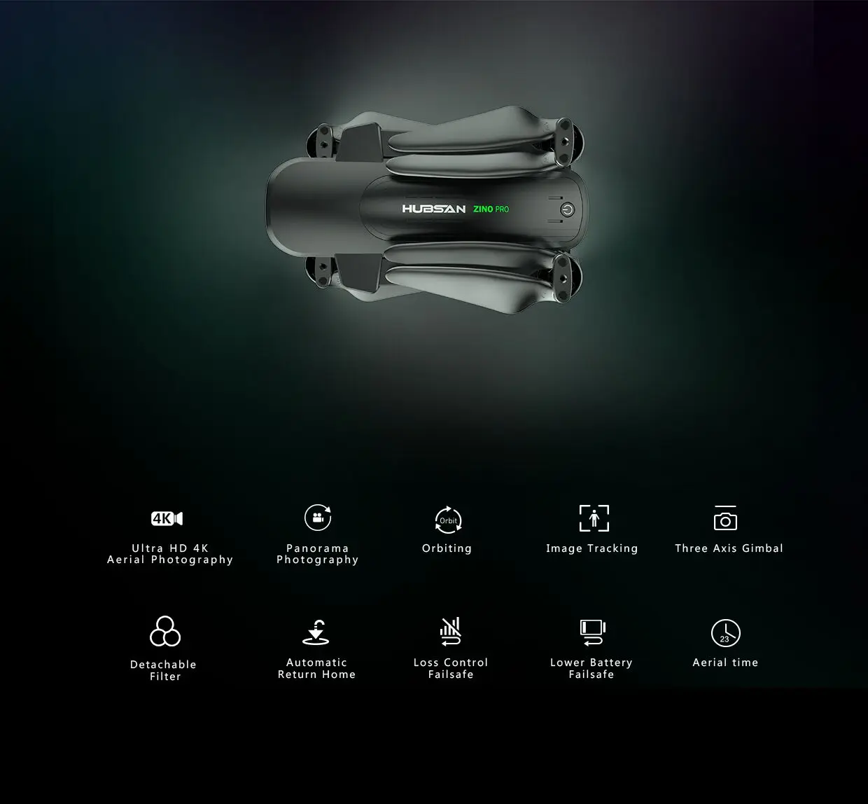 Hubsan H117S Zino Pro gps 5G WI-FI FPV дрона с дистанционным управлением с 4K UHD Камера 4 км передачи изображения Камера Дрон 3-осевому гидростабилизатору Квадрокоптер