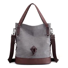 Новая стильная модная ручная большая сумка универсальная дорожная сумка повседневная сумка тканевая через плечо женская однотонная сумка на плечо