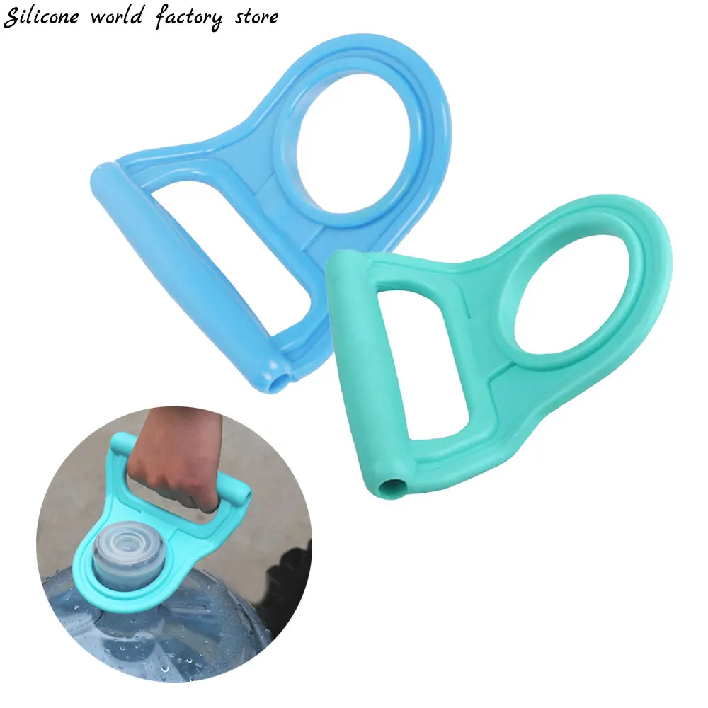 Silicone world Water Bottle Water Pail Bottle Carrier Lifter Plastic With Anti-Slip Holder Thickened Big Bucket Water Lifting