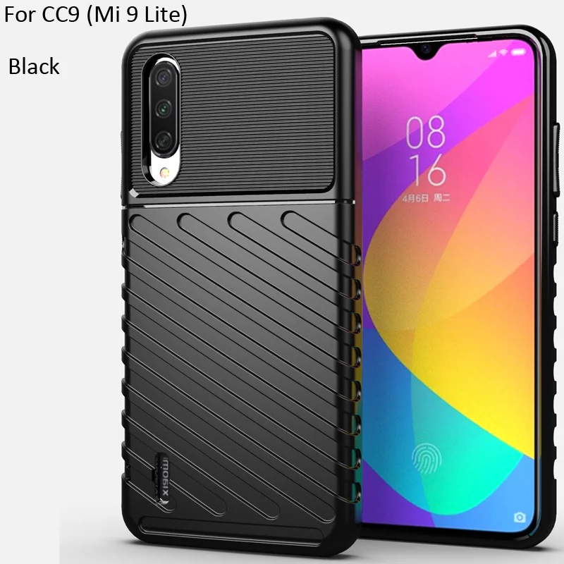 Прочный Щит чехол Для Сяо mi 9 SE mi 8 Pro mi A2 Lite Защитник Броня Drop Сопротивление Крышка для красный mi Примечание 6 5 Pro Plus mi X 2 S - Цвет: Black