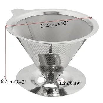 

JOYLIVE Double-layer Coffee Filter DripCoffee Filter Specializing In The Production Of Stainless Steel