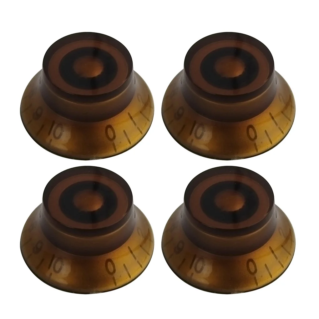 FLEOR 4pcs Top Hat Electric Guitar Knobs Volume Tone Speed Control