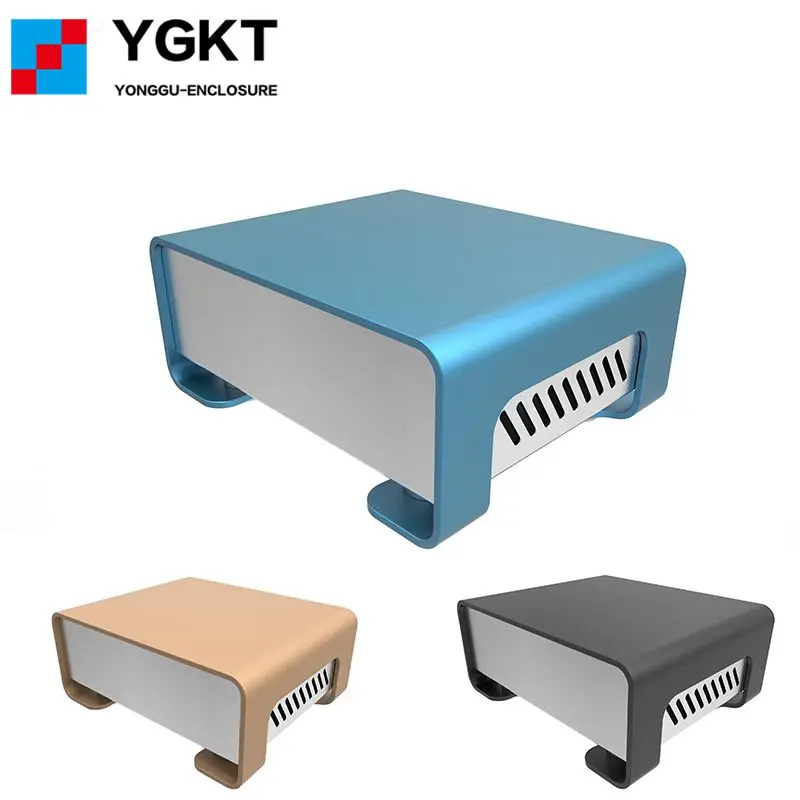 GOF-P01 133.4x55x109mm (WxH-D) aluminum extrusion diy extrued box electronic projects enclosure PCB case