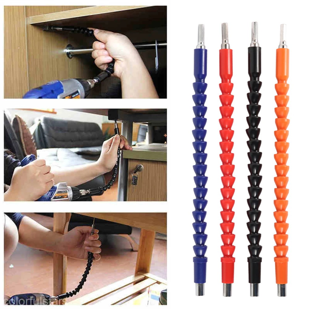 

295mm Flexible Shaft Hex Flex Electric Drill Universal Shaft Extention Screwdriver Bit Holder Connect Rod Auto Repair Tools