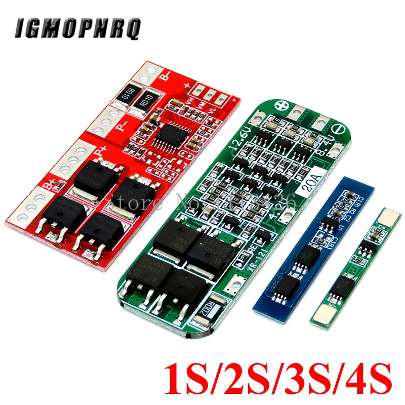 1S 2S 3S 4S 3A 20A 30A Li ion Lithium Battery 18650 Charger PCB BMS Protection Board For Drill Motor Lipo Cell Module|Integrated Circuits|   - AliExpress