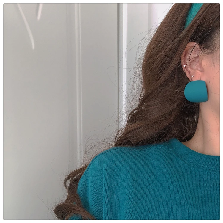 WYBU Super Beautiful Lake Blue Earrings Ins Popular Earrings for Women 2021 New Design Ear Drop Jewelry