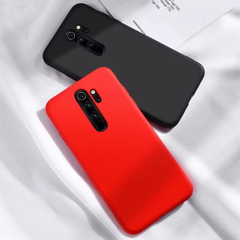 Чехол для телефона Redmi Note 8 Pro бампер противоударный чехол из жидкого силикона Xiaomi