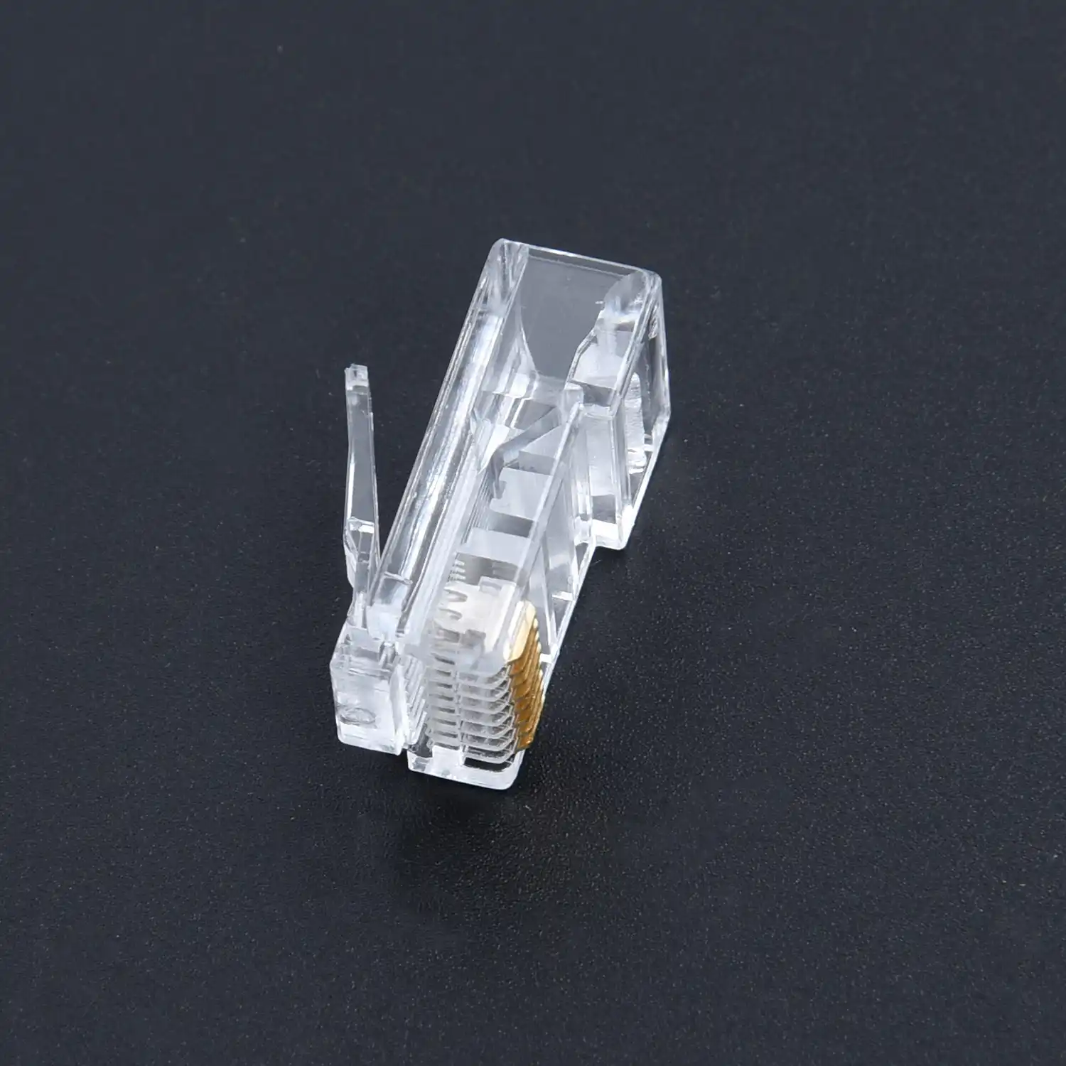 100 Pack Cat6 Ez Rj45 Pass Through Network Cable Modular Plug Connector Open End Computer Cables Connectors Aliexpress
