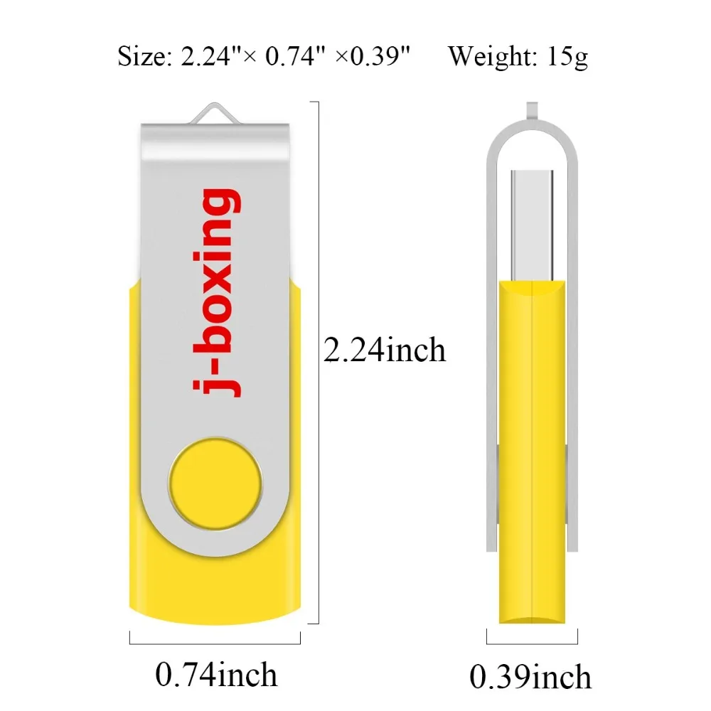 J-боксерская партия 100 USB флеш-накопитель 1 ГБ металлическая складная карта памяти для хранения пк, планшетов Macbook, авто, студийный ноутбук, 10 цветов
