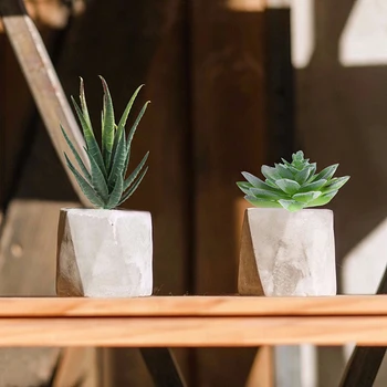 

Artificial Fake Small Plastic Plant Succulent Leaves Home Garden Decoration DIY