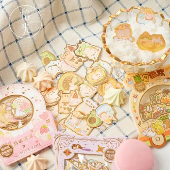 

40Pcs/Set Cute Dessert Stickers Kawaii Life Style Decorative Stickers For Kids Gift Scrapbooking Diary Stationery Supplies