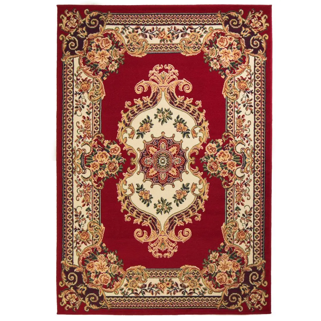 Vidaxl orientteppich persien-design 120x170 cm rot/beige | Дом и сад
