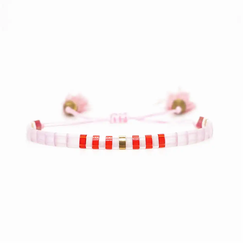 Go2boho браслет для женщин MIYUKI Tila бусины браслеты Pulseira Mujer Moda кисточкой ювелирные изделия богемный Летний Пляжный Бохо ручной работы - Окраска металла: DSC07781