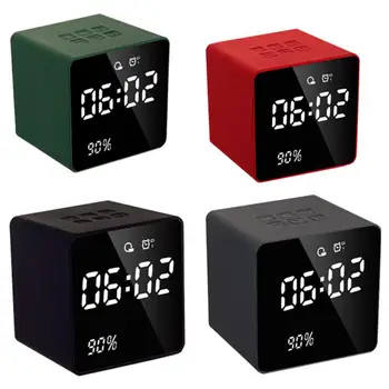 

New A11 LED Alarm Clock FM Radio Portable Bluetooth Speaker Stereo Mini Wireless AUX TF USB Music Player best gift