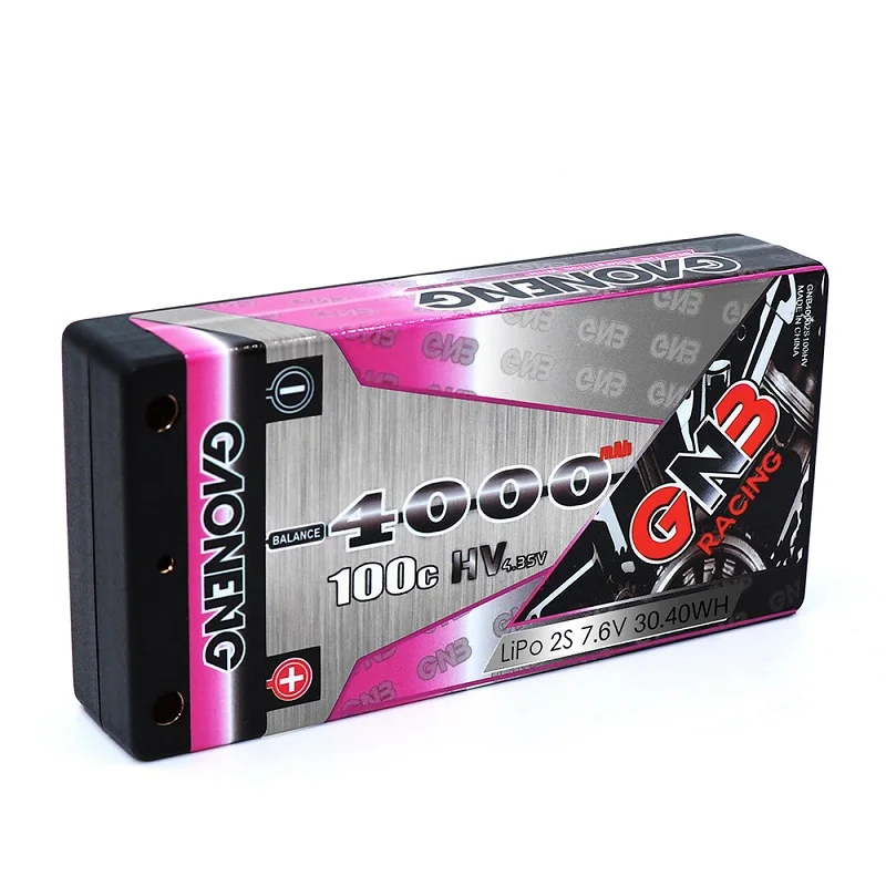 YUKALA 7.6V 4000mAh 2S 100C/200C low profile Hardcase Super SHORTY HV LiPo Battery pack 4.0mm Deans Plug for RC Car RC Boat YUKALA 7.6V 4000mAh 2S 100C/200C low profile Hardcase Super SHORTY HV LiPo Battery pack 4.0mm Deans Plug for RC Car RC Boat