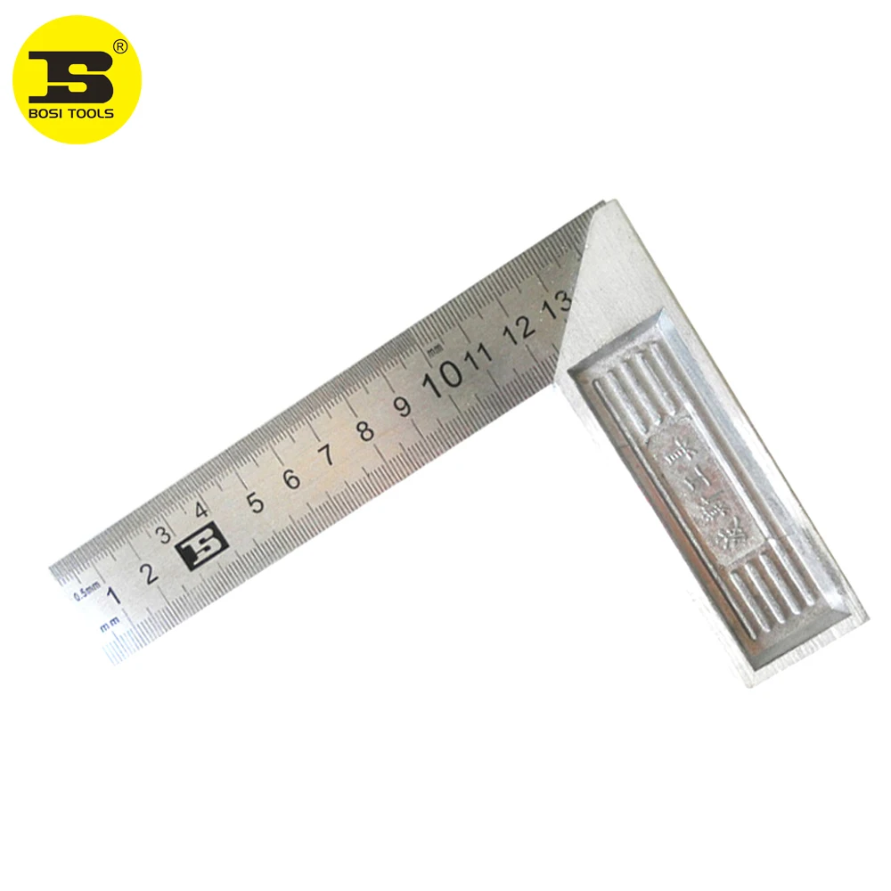 

free shipping BOSI 15cm/6" TRY SQUARE measuring ruler