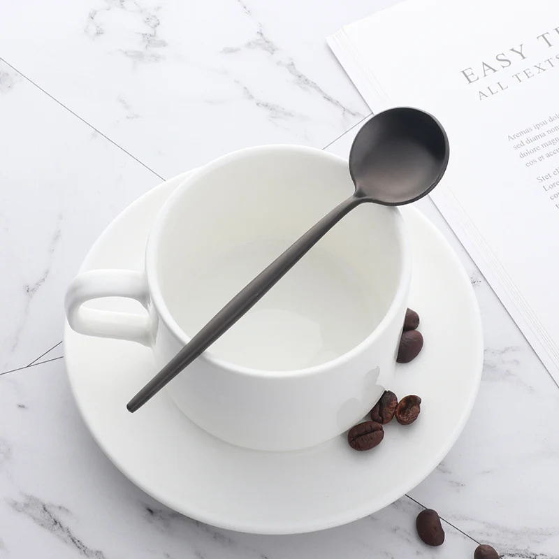 7 шт. разноцветная ложка для чая и льда из нержавеющей стали|coffee spoon|mini coffee spoonsmall tea