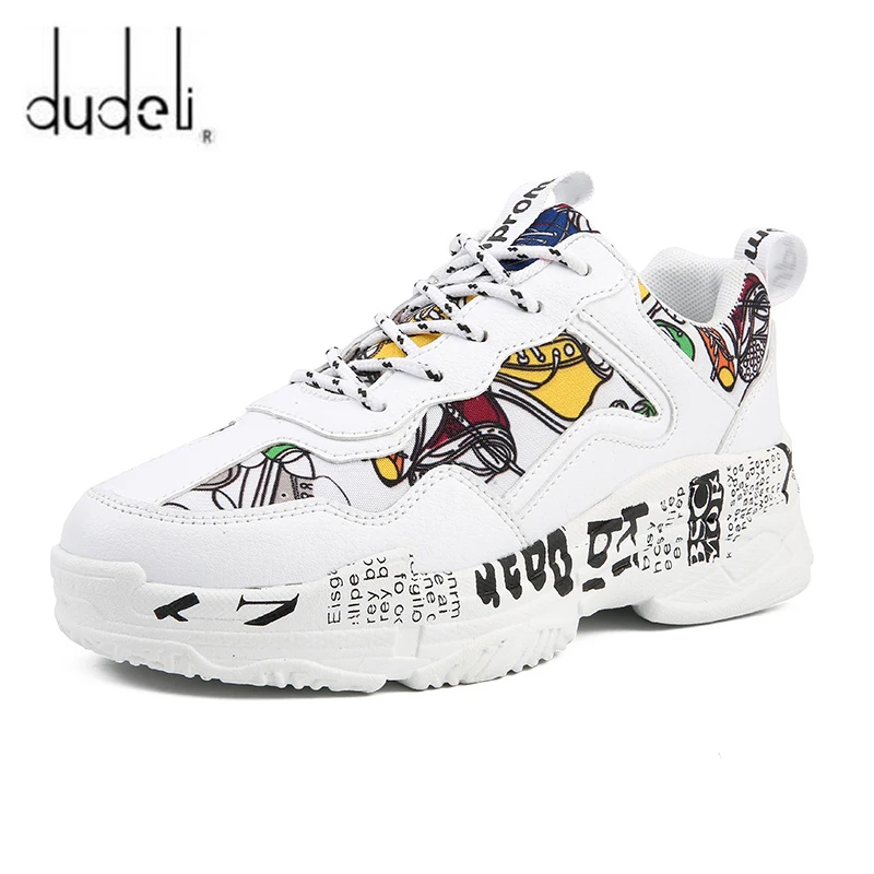 Sneakers Women Summer Woman Casual Fashion Shoes Graffiti Flats Ladies Vulcanized Shoes White Sneakers Zapatos Mujer|Women's Vulcanize Shoes| - AliExpress