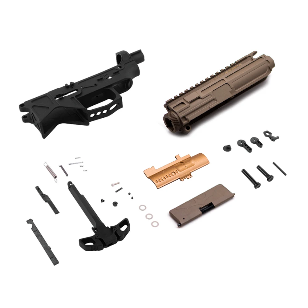 Для BD556 нейлоновый Airsoft ресивер для гелевого бластера JinMing AEG Body Gel split Air guns Ver.2 коробка передач Пейнтбольные аксессуары - Цвет: Black-Sand