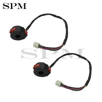 

2x 3-Function Left Handlebar Switch 50 70 90 110 125cc ATV Quad 4 Wheeler