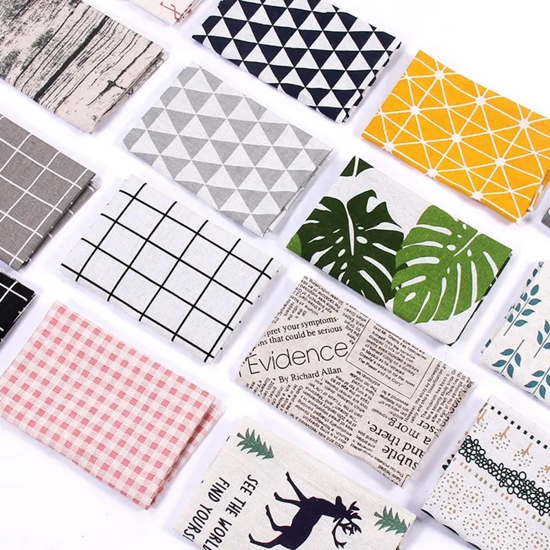 

1 Pcs Plaid Cotton Placemat Japanese Fashion Style Fabric Table Mats Napkins Simple Design Tableware Kitchen Tools