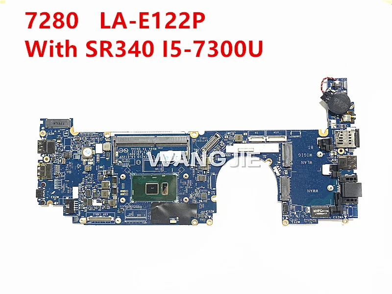 Материнская плата для ноутбука DELL Latitude 7280 i5-6300U CN-09PJNK 09PJNK LA-E122P SR2F0 DDR4 100% полностью