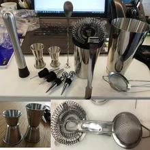 Профессиональный шейкер для коктейлей, 600 мл, 750 мл, нержавеющая сталь, миксер для напитков, бармен, Browser, набор баров, набор, инструменты бармена