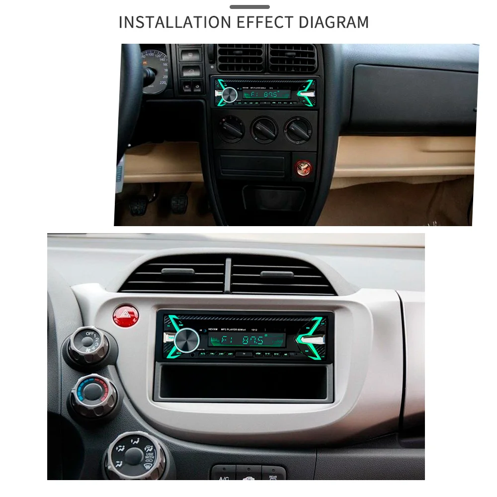 Автомобильное радио 1din Авторадио Aux вход приемник Bluetooth стерео радио MP3 мультимедийный плеер Поддержка FM/MP3/WMA/USB/sd-карта