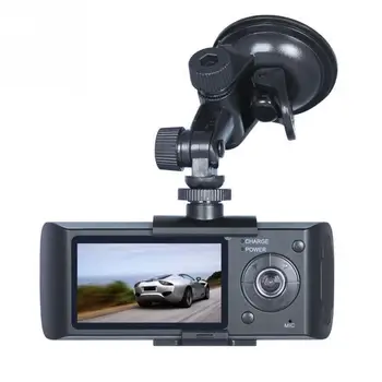 

Hot 2.7" Vehicle Double Camera Car DVR Camera Video Recorder Dash Cam G-Sensor Dual Lens