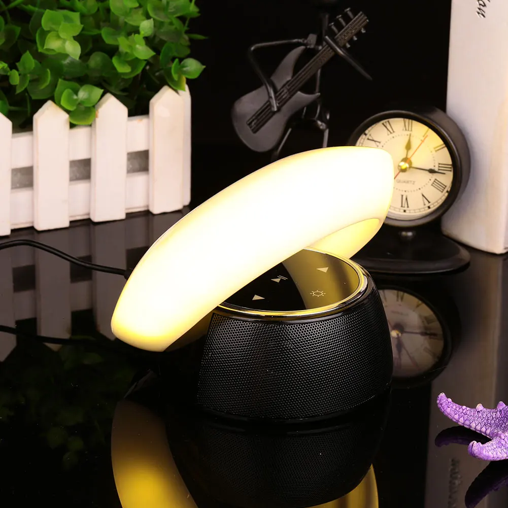 

Mini Portable Rechargeable Bluetooth Wireless Speaker Adjustable Light