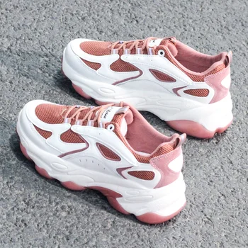 

True Sneakers Fashion Women Vulcanize Shoes Platform Sneakers Designer Womens Platform Sneakers Casual Trainers Women Dad Shoes
