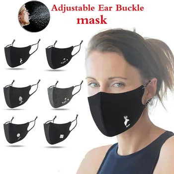 

Unisex Cute Printing PM2.5 Outdoor Mouth Mask Washable Reuse Face Mask mascarillas Mouth-muffle Health Care Face Mouth Mask